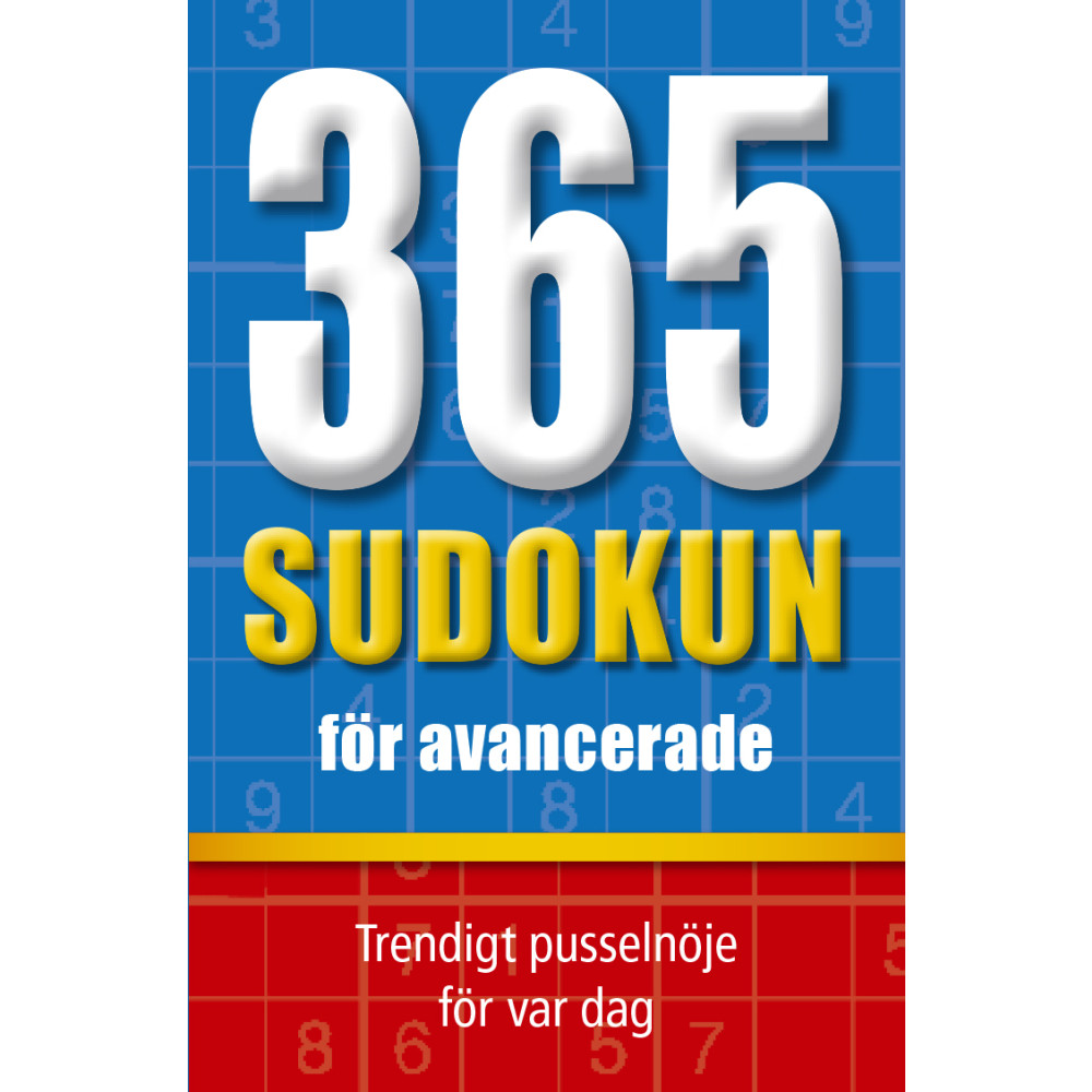 Produktbild för 365 sudokun för avancerade (häftad)