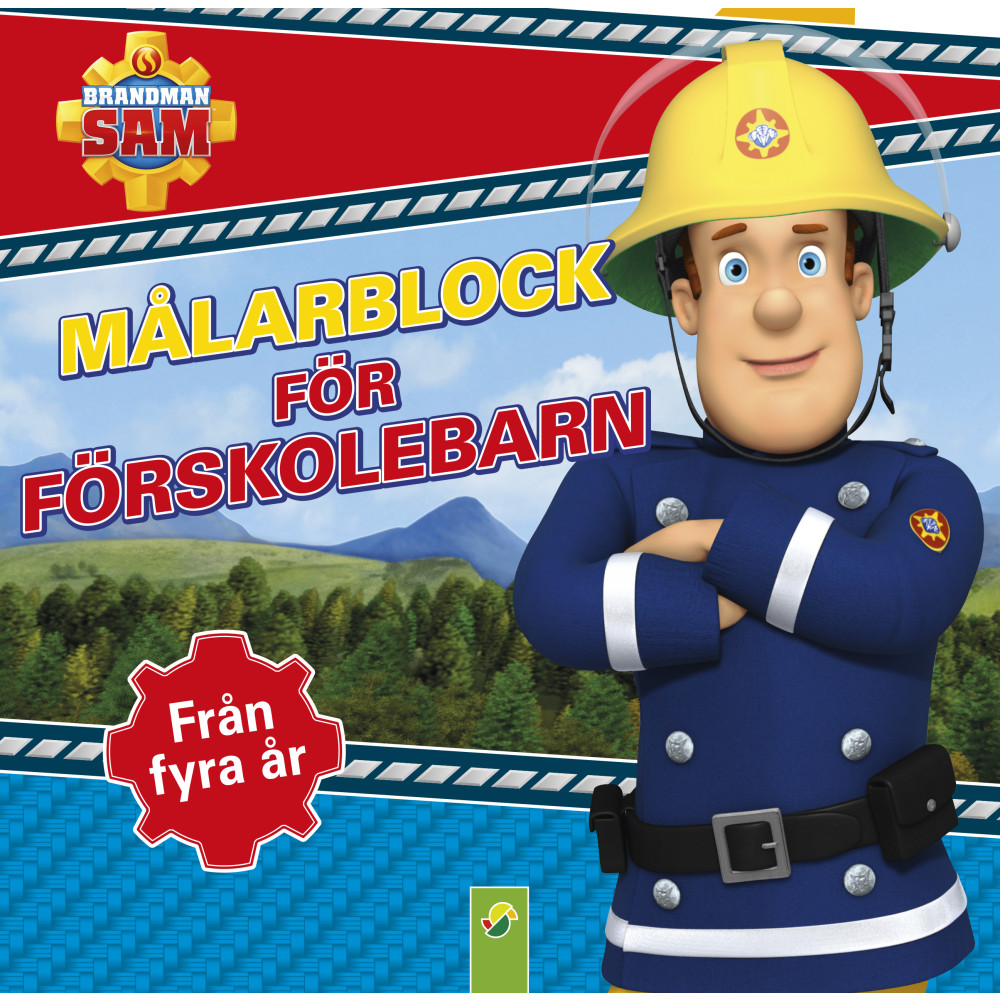 Produktbild för Brandman Sam. Målarblock för förskolebarn (häftad)