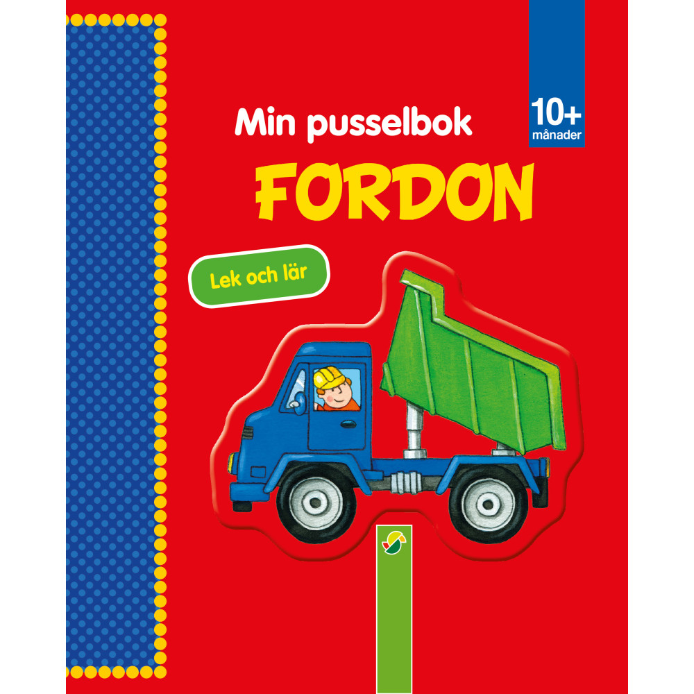 Produktbild för Min pusselbok fordon (bok, board book)