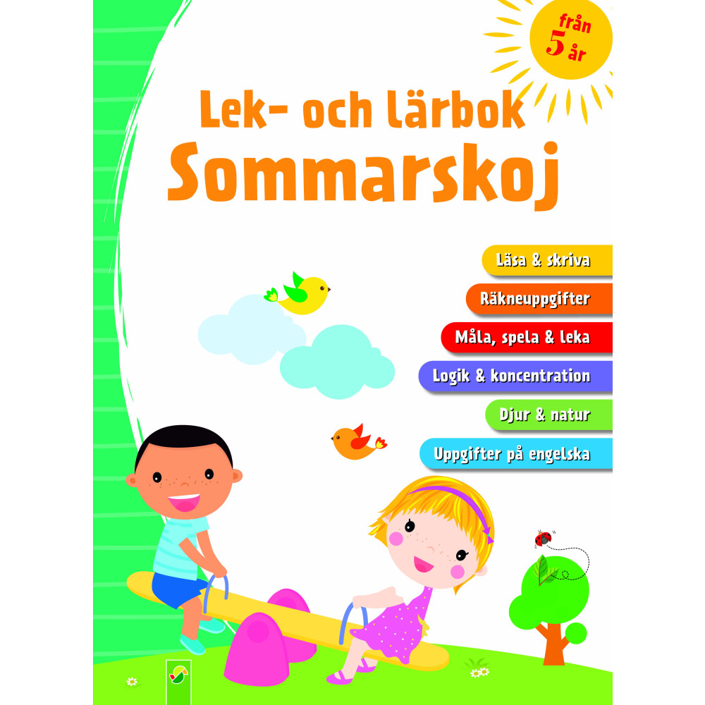 Produktbild för Lek & lärbok : sommarskoj (häftad)
