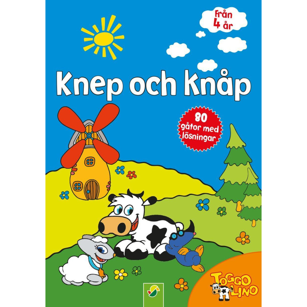 Produktbild för Knep och knåp : 80 gåtor med lösningar (blå) (häftad)