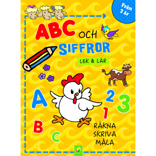 Stevali ABC och siffror : räkna. skriva & måla (häftad)