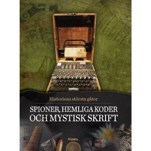 Bonnier Publications A/S Spioner, hemliga koder och mystisk skrift (inbunden)