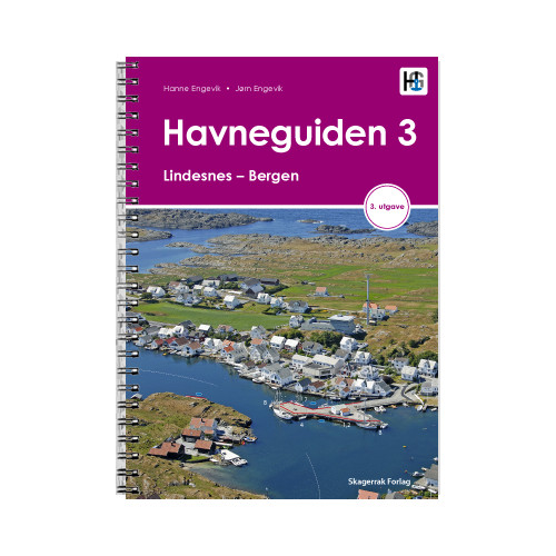 Hanne og Jørn Engevik Havneguiden 3. Lindesnes - Bergen (bok, spiral, nor)
