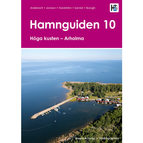 Jesper Sannel Hamnguiden 10. Höga kusten - Arholma (bok, spiral)