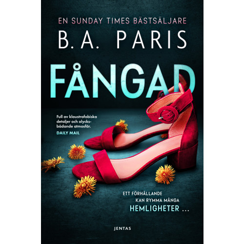 B. A. Paris Fångad (bok, danskt band)
