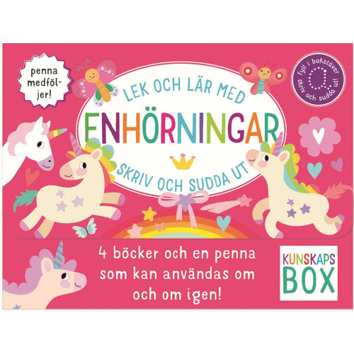 Karrusel Forlag Cargo Int Aps Lek och Lär med Enhörningar (bok, board book)