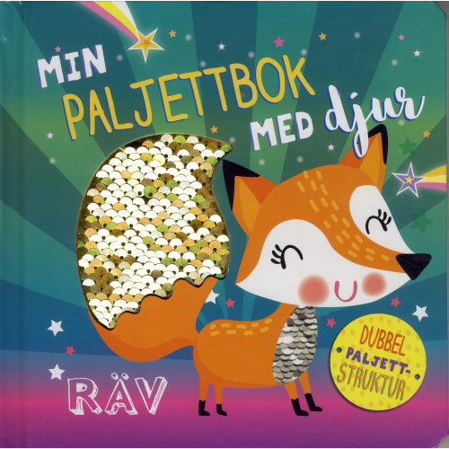 Karrusel Forlag Cargo Int Aps Min Paljettbok med Djur (bok, board book)