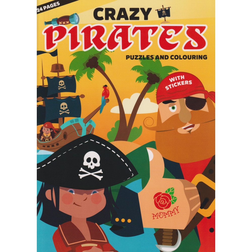Produktbild för Crazy Pirates (häftad, eng)