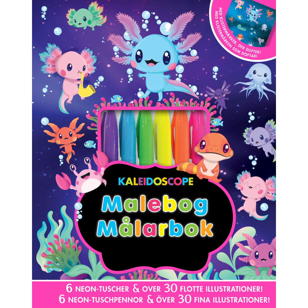 Produktbild för Kaleidoscope : Målarbok (bok)