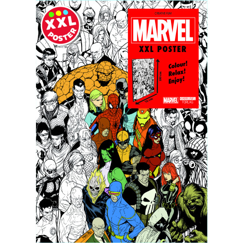 Karrusel Forlag Cargo Int Aps Marvel XXL Poster (bok, danskt band)