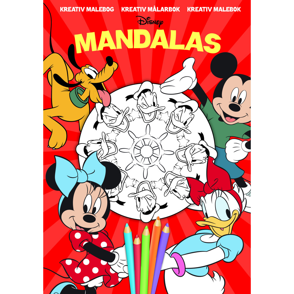 Produktbild för Disney Mickey & Friends Mandalas (häftad)
