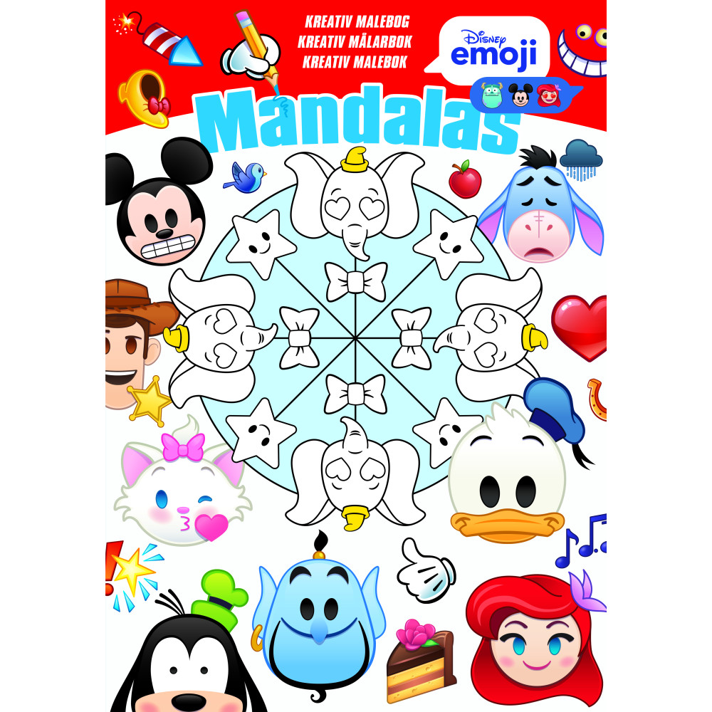 Produktbild för Disney Emoji Mandalas (häftad)