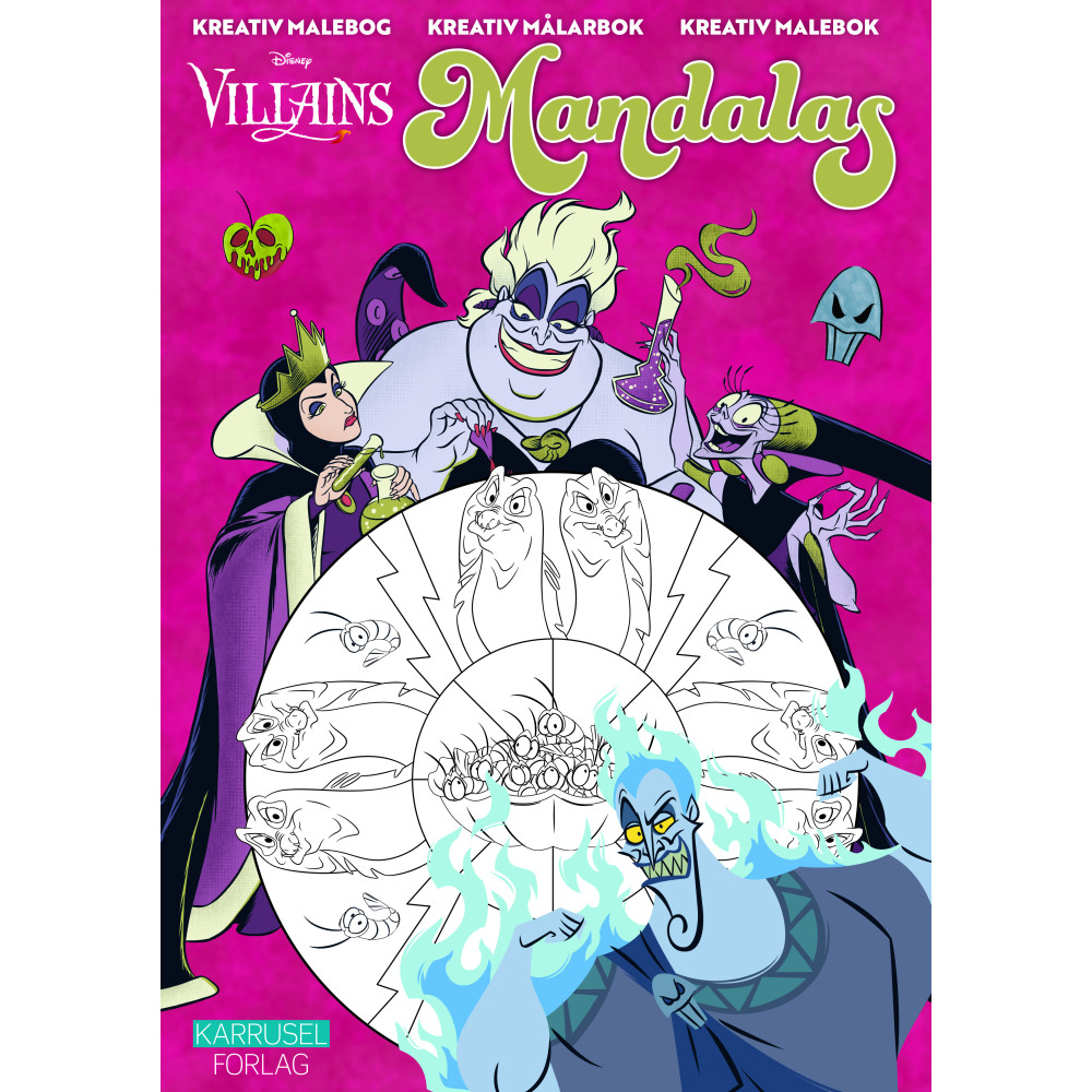 Produktbild för Disney Villans - Mandalas (häftad)