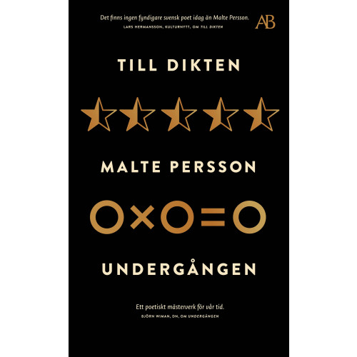 Malte Persson Till dikten / Undergången (pocket)