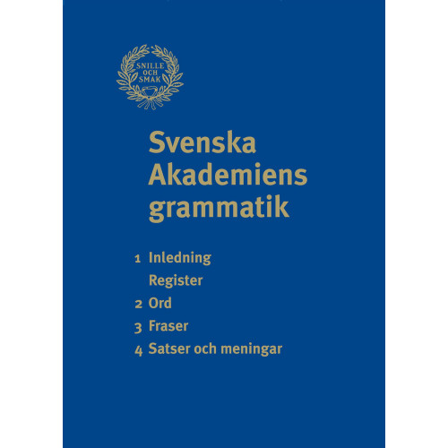 Svenska Akademien, Svenska Akademiens grammatik (inbunden)