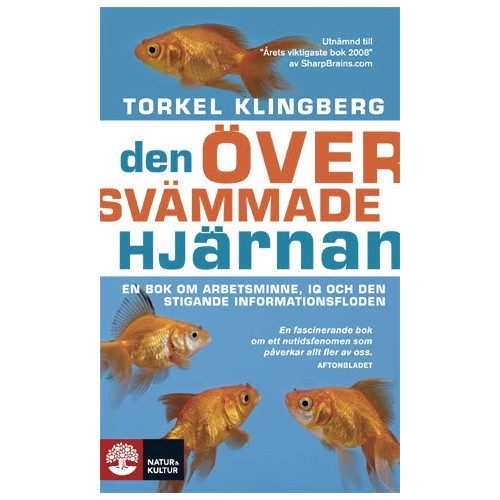 Torkel Klingberg Den översvämmade hjärnan : en bok om arbetsminne, IQ och den stigande informationsfloden (pocket)
