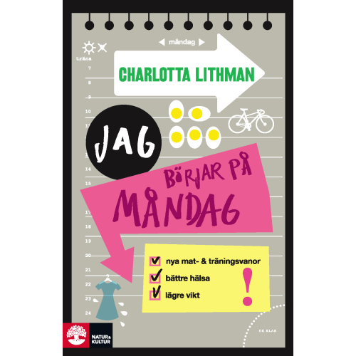 Charlotta Lithman Jag börjar på måndag (bok, kartonnage)