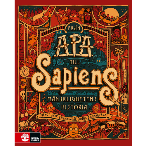 Bengt-Erik Engholm Från apa till sapiens : mänsklighetens historia (inbunden)