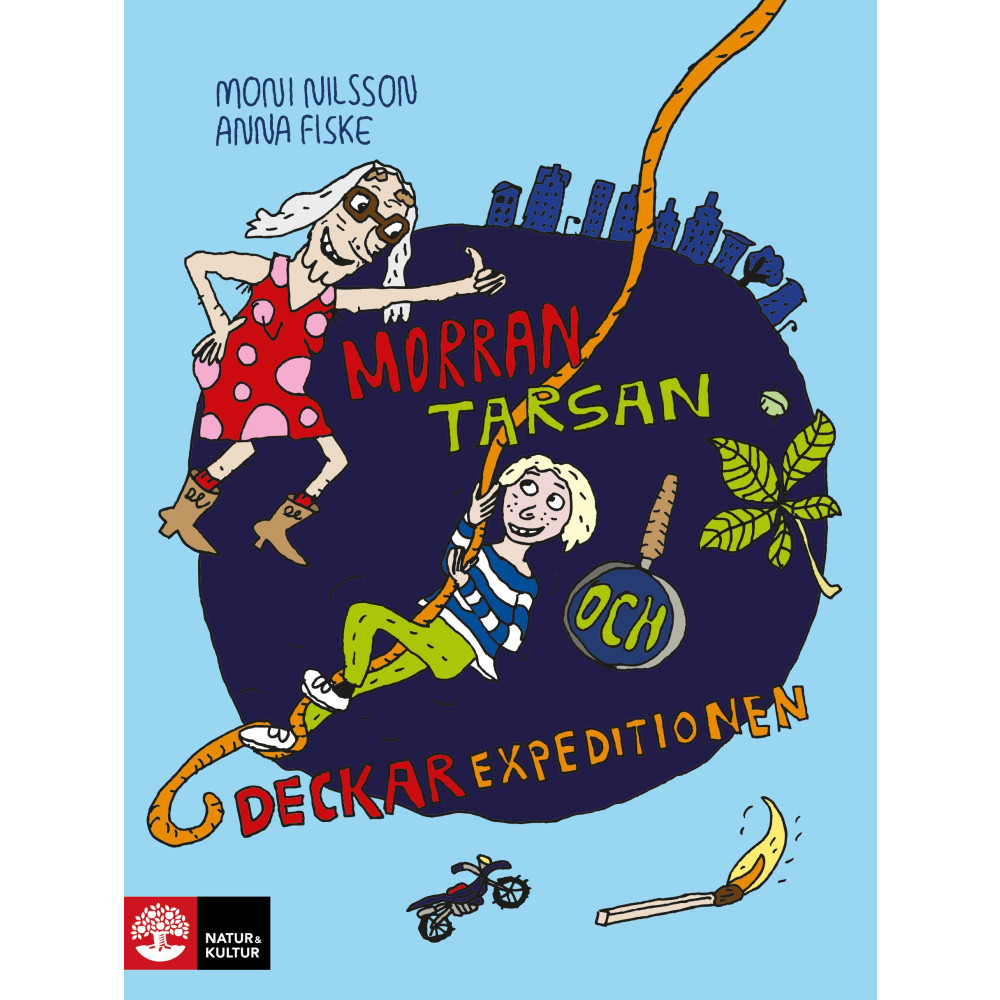 Produktbild för Morran, Tarsan och deckarexpeditionen (inbunden)