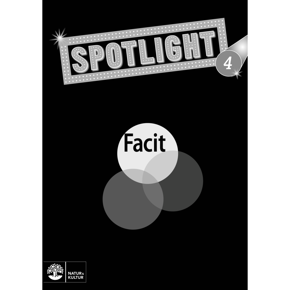 Produktbild för Spotlight 4 facit (häftad, eng)