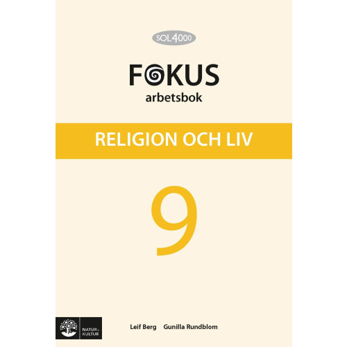 Leif Berg SOL 4000 Religion och liv 9 Fokus Arbetsbok (häftad)