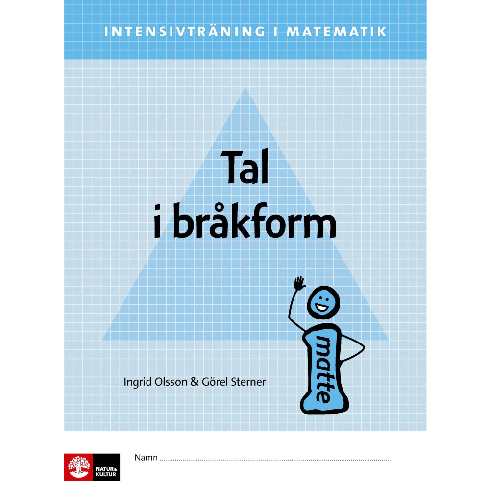 Produktbild för Intensivträning matematik åk 4-6 Tal i bråkform Elvhäfte (häftad)