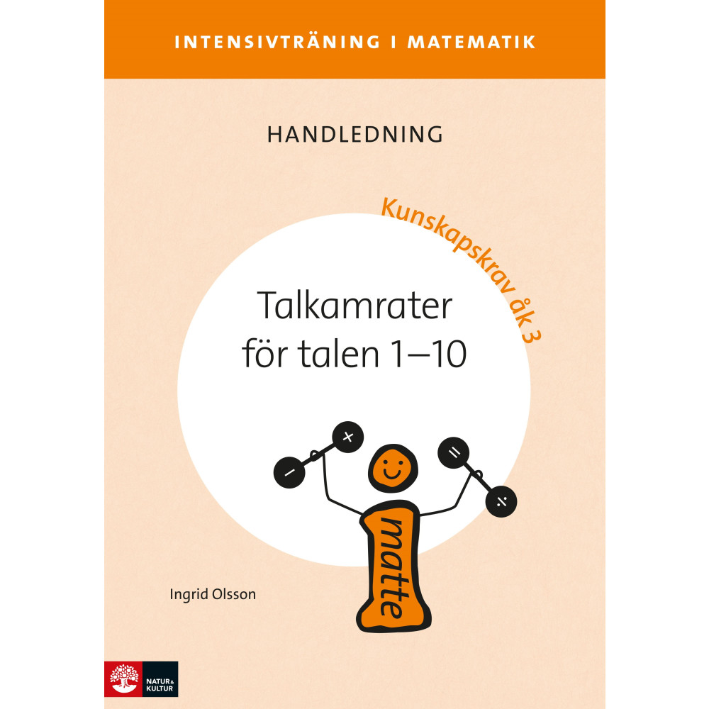 Produktbild för Intensivträning ma åk 1-3 Talkamrater 1-10 Lhl (häftad)
