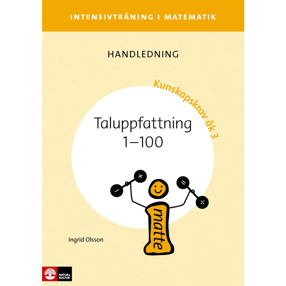 Produktbild för Intensivträning ma åk 1-3 Taluppfattning 1-100 Lhl (häftad)