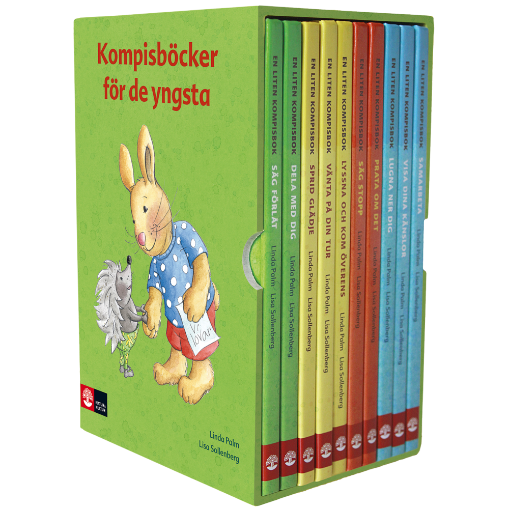 Produktbild för Kompisböcker för de yngsta, 10 titlar (inbunden)