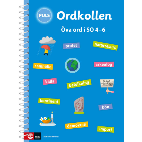Marie Andersson PULS Ordkollen Öva ord i SO 4-6 (bok, spiral)