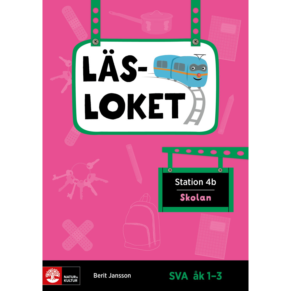 Produktbild för Läsloket åk 1-3 Station 4b Skolan (häftad)