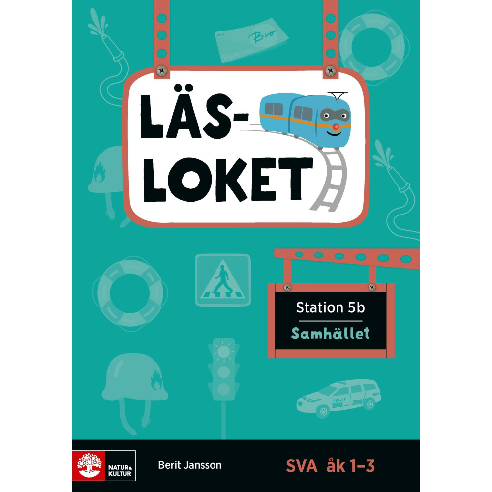 Produktbild för Läsloket åk 1-3 Station 5b Samhället (häftad)