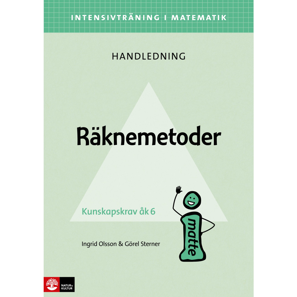 Produktbild för Intensivträning ma åk 4-6 Räknemetoder Lhl (häftad)