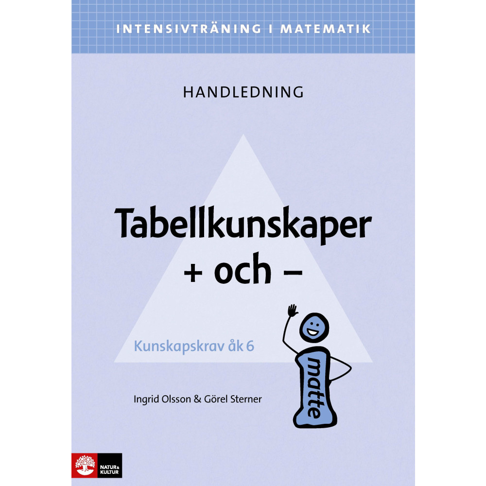 Produktbild för Intensivträning ma åk 4-6 Tabellkunskaper Lhl (häftad)