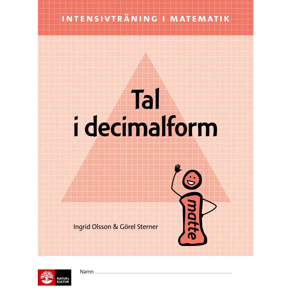 Produktbild för Intensivträning ma åk 4-6 Tal i decimalform Elevhä (häftad)
