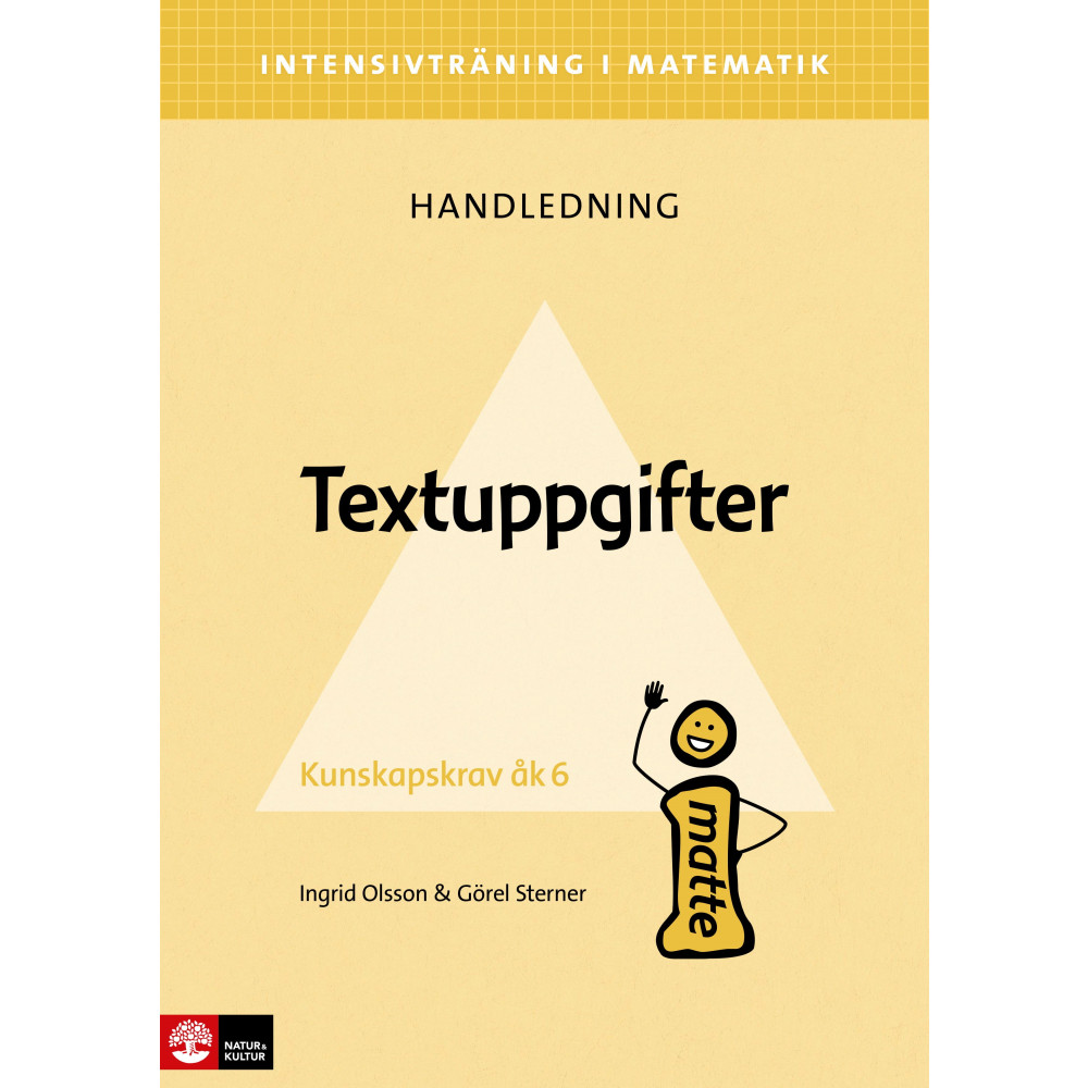Produktbild för Intensivträning ma åk 4-6 Textuppgifter, Lhl (häftad)