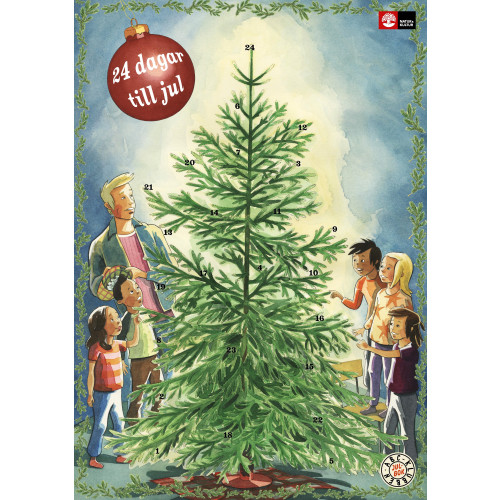 Natur & Kultur Läromedel ABC-klubben Julkalender, 24 dagar till jul