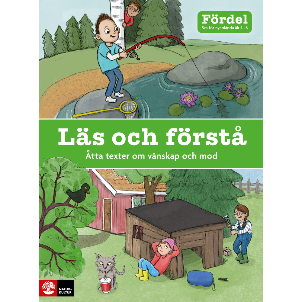 Produktbild för Fördel Läs och förstå åk 4-6 : Åtta texter om vänskap och mod (häftad)