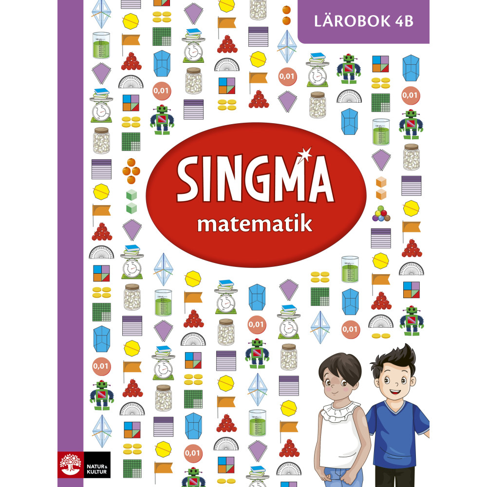 Produktbild för Singma matematik 4B Lärobok (häftad)