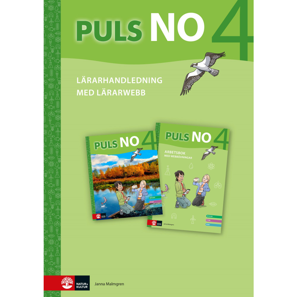 Produktbild för PULS NO åk 4 Lärarhandledning med lärarwebb (bok, spiral)