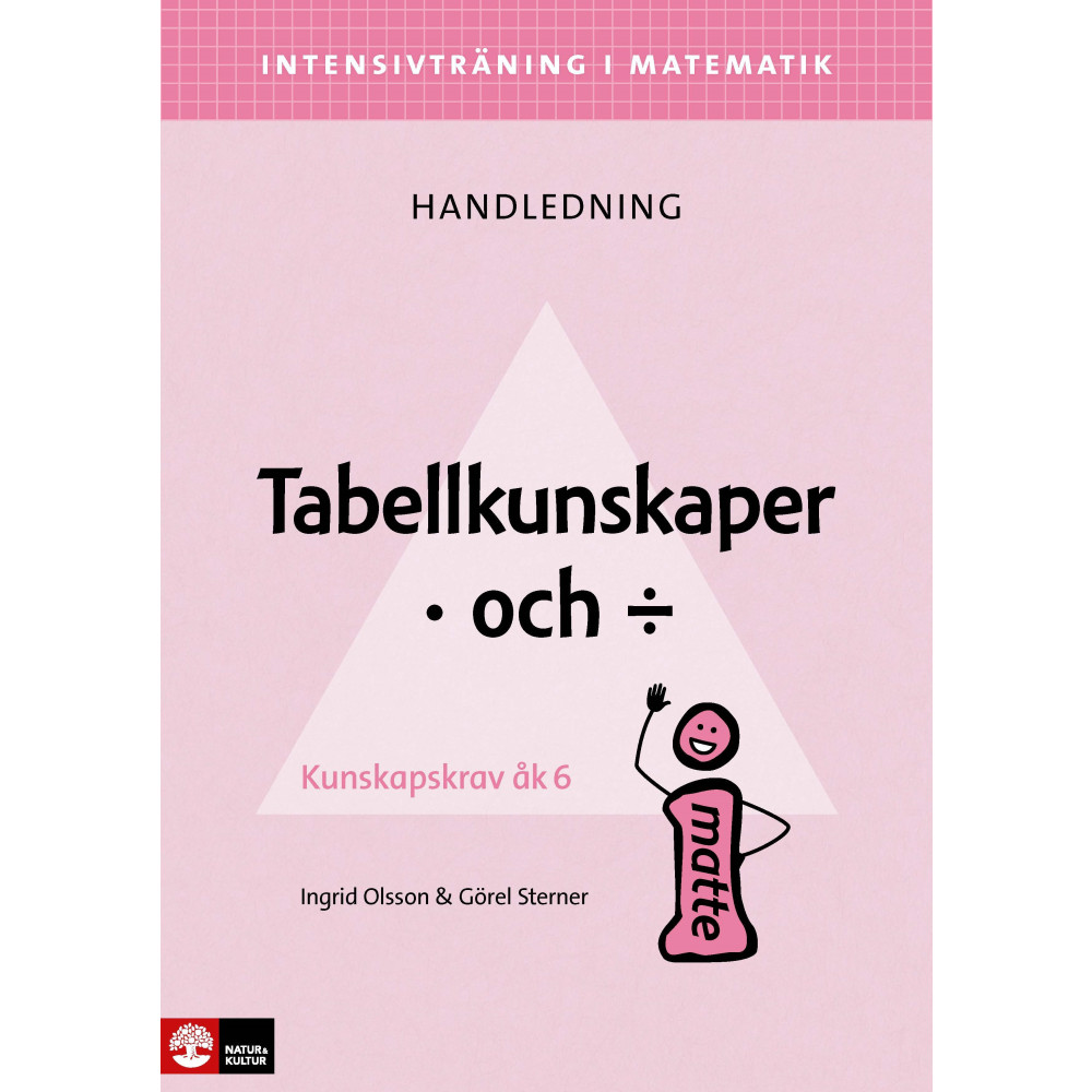 Produktbild för Intensivträning i ma 4-6 Tabellkunskaper multiplikation och division Lhl (häftad)