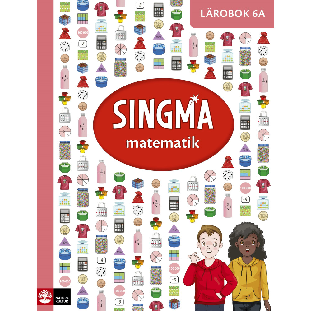 Produktbild för Singma matematik 6A Lärobok (häftad)