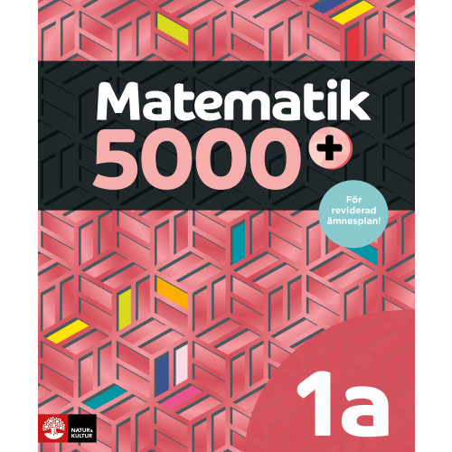 Lena Alfredsson Matematik 5000+ Kurs 1a Röd Lärobok Upplaga 2021 (häftad)