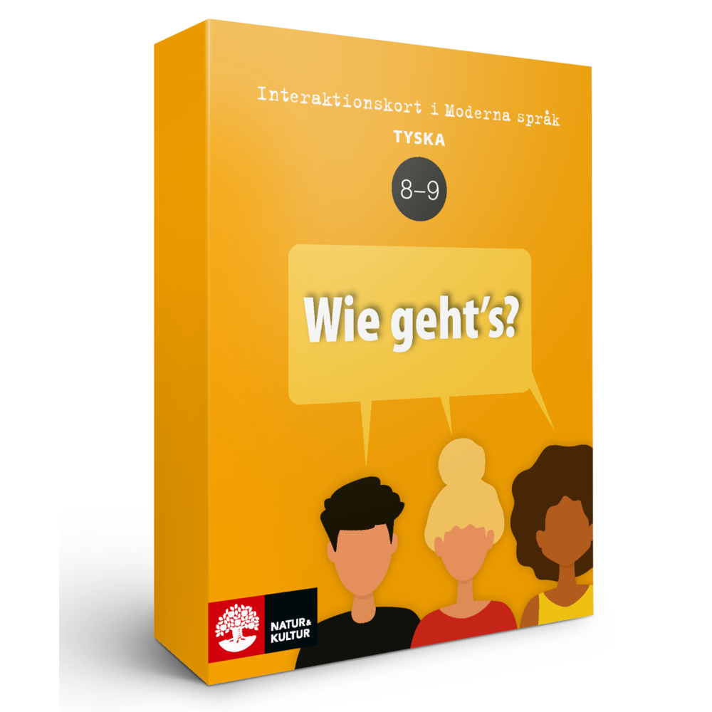 Produktbild för Interaktionskort tyska åk 8-9 - Wie geht's? (bok)