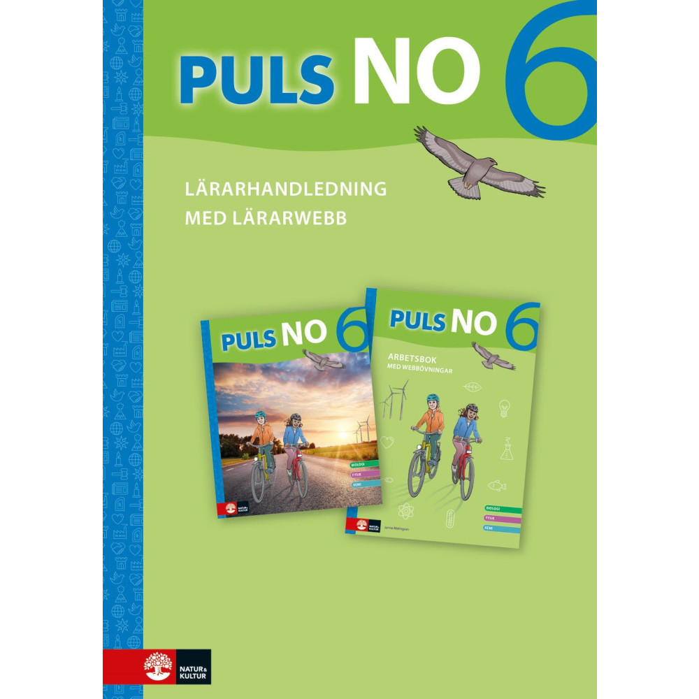 Produktbild för PULS NO åk 6 Lärarhandledning med lärarwebb (bok, spiral)
