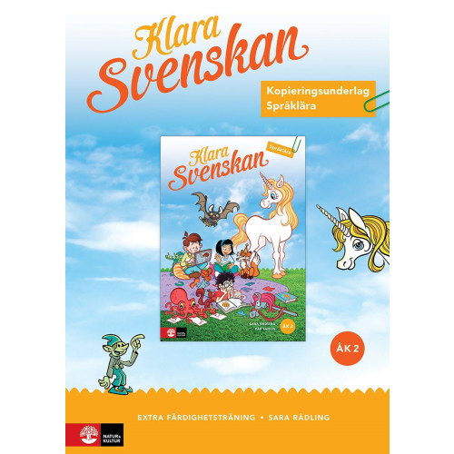Sara Rådling Klara svenskan åk 2 Kopieringsunderlag Språklära färdighetsträning (bok, spiral)