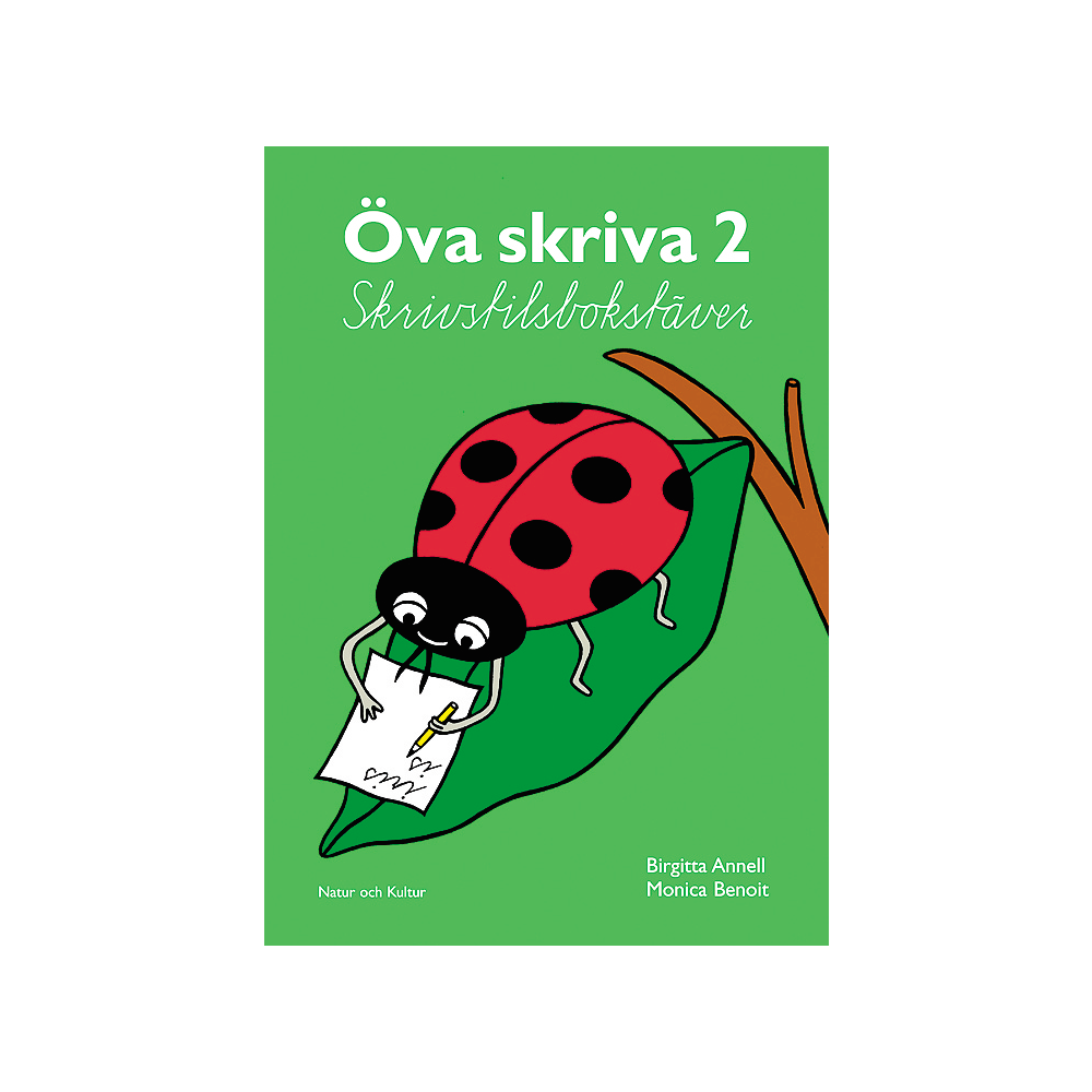 Produktbild för Öva skriva 2 Skrivstilsbokstäver (häftad)