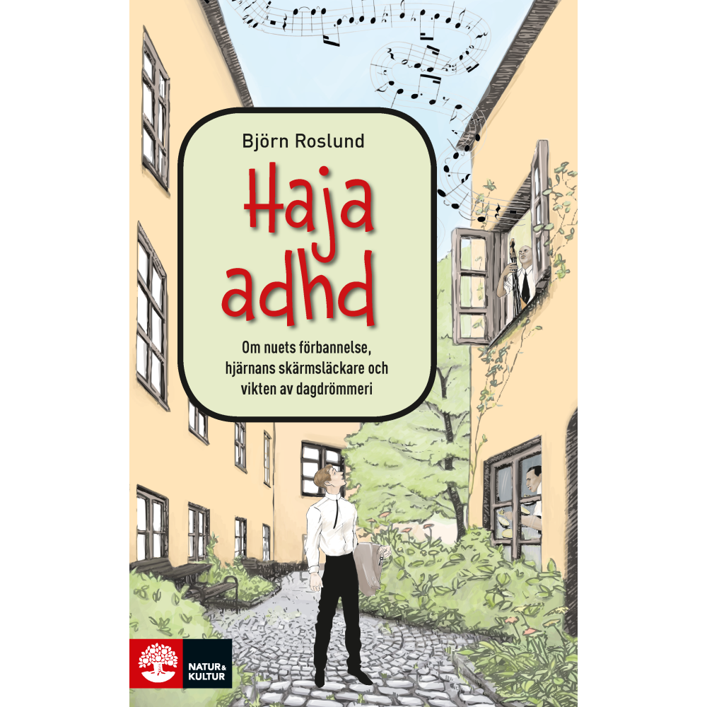 Produktbild för Haja ADHD : om nuets förbannelse, hjärnans skärmsläckare och vikten av dagdrömmeri (bok, flexband)