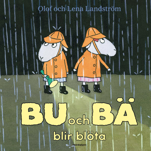 Olof Landström Bu och Bä blir blöta (bok, kartonnage)